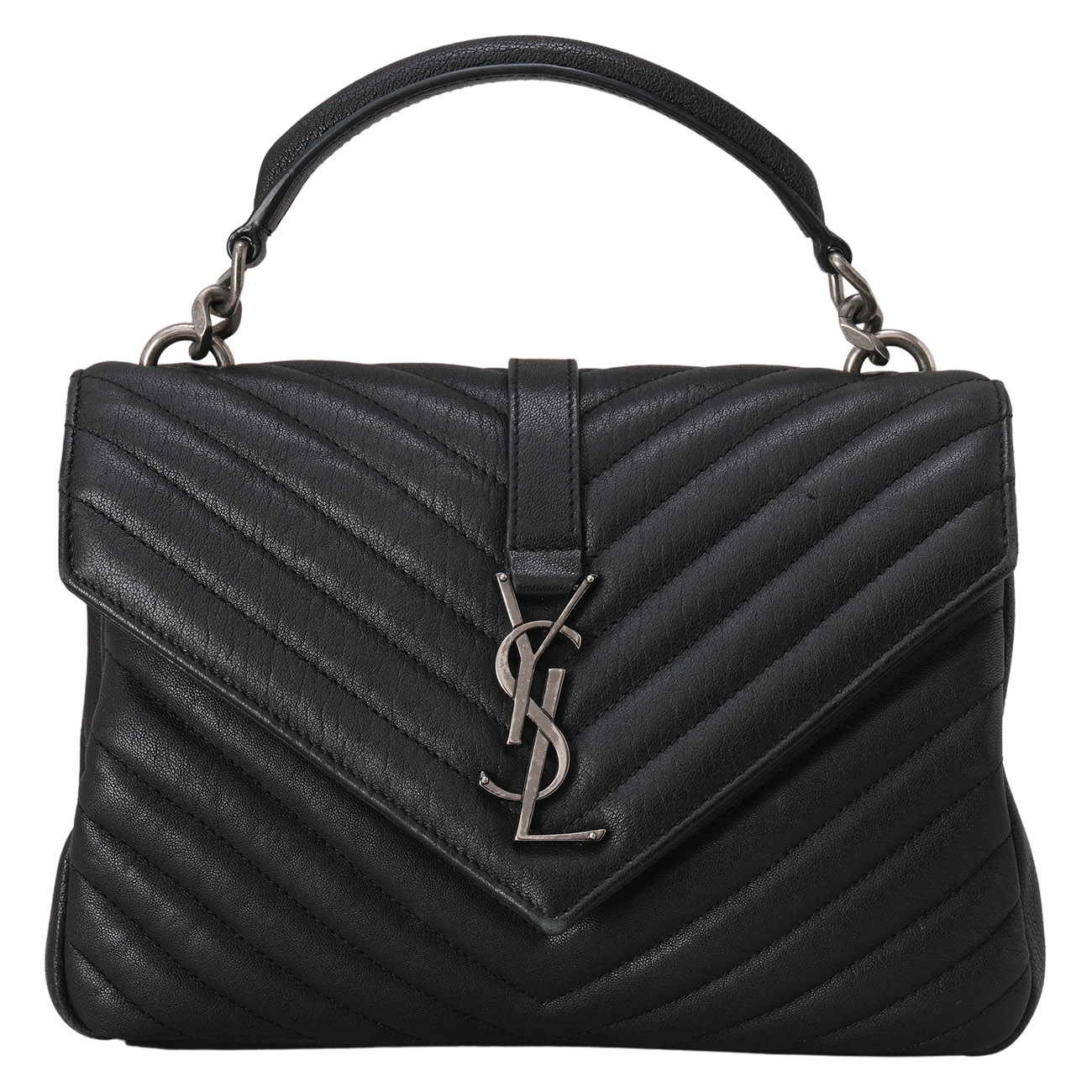 YVES SAINT LAURENT(USED)생로랑 487213 컬리지 미디움 백